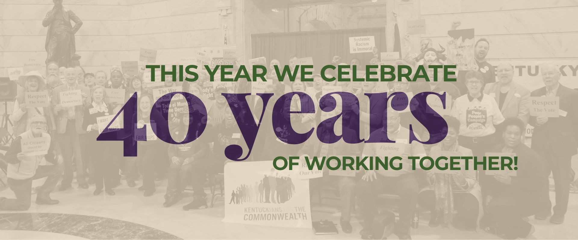 This year we celebrate 40 years of working together!