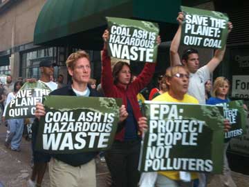 Coal ash rally in Louisville 2010
