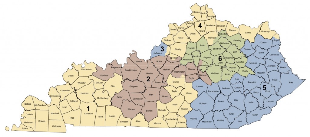 Kentucky Congressional Map 4118