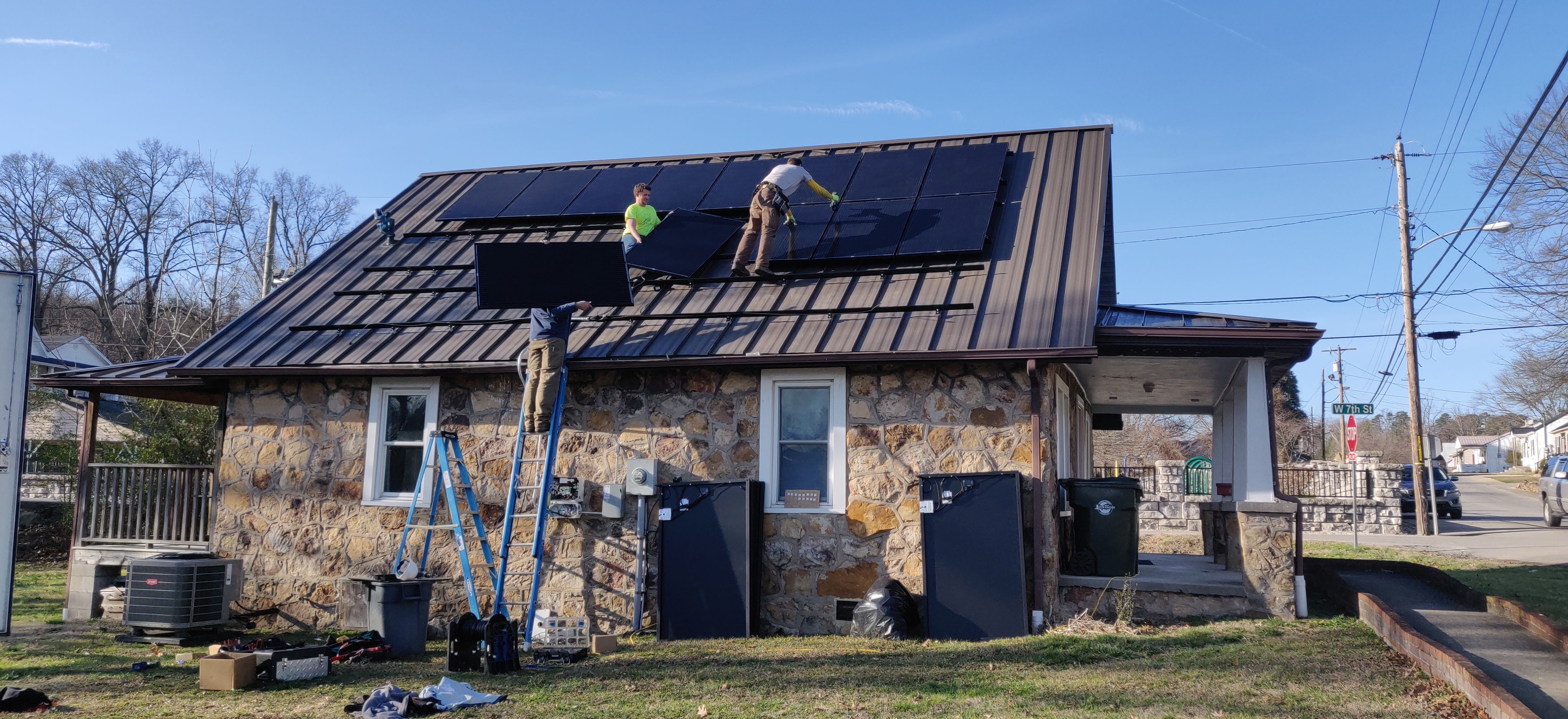 Installation of solar panels by Solar Energy Solutions